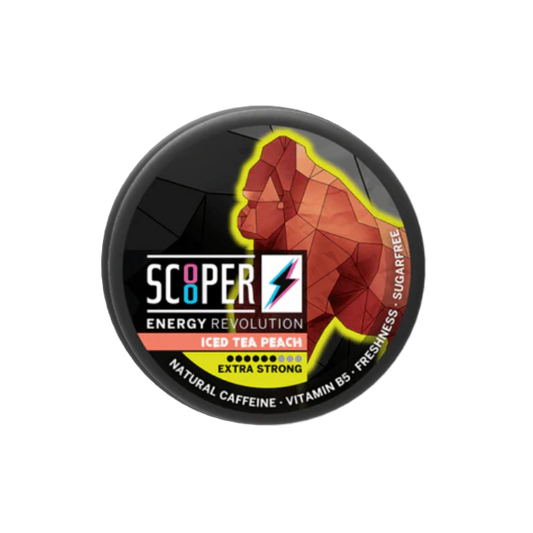 SCOOPER ENERGY ICED TEA PEACH